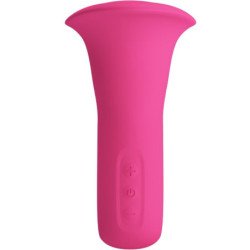 PRETTY LOVE - CLYDE VIBRADOR ORAL LENGUA VIBRADORA 12 VIBRACIONES ROSA