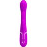 PRETTY LOVE - SHANIA VIBRADOR MULTIFUNCIÓN TRIPLE CONEJO ROSA
