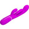 PRETTY LOVE - SHANIA VIBRADOR MULTIFUNCIÓN TRIPLE CONEJO ROSA