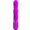 PRETTY LOVE - CAMMY TRIPLE VIBRADOR MULTIFUNCIÓN 4 EN 1 ROSA