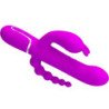 PRETTY LOVE - VIBRADOR TRIPLE MULTIFUNCIÓN CAMMY 4 EN 1 ROSA