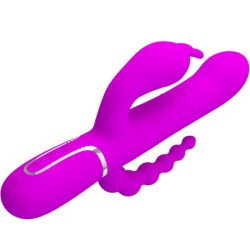 PRETTY LOVE - VIBRADOR TRIPLE MULTIFUNCIÓN CAMMY 4 EN 1 ROSA