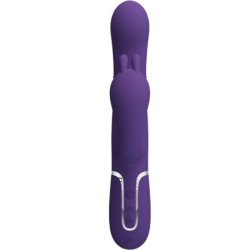 PRETTY LOVE - VIBRADOR TRIPLE MULTIFUNCIÓN CAMMY 4 EN 1 MORADO