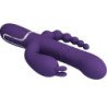 PRETTY LOVE - VIBRADOR TRIPLE MULTIFUNCIÓN CAMMY 4 EN 1 MORADO