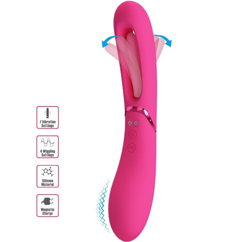 ROMANCE - VIBRADOR DE PUNTO G LEXIE 7 VIBRACIONES ROSA
