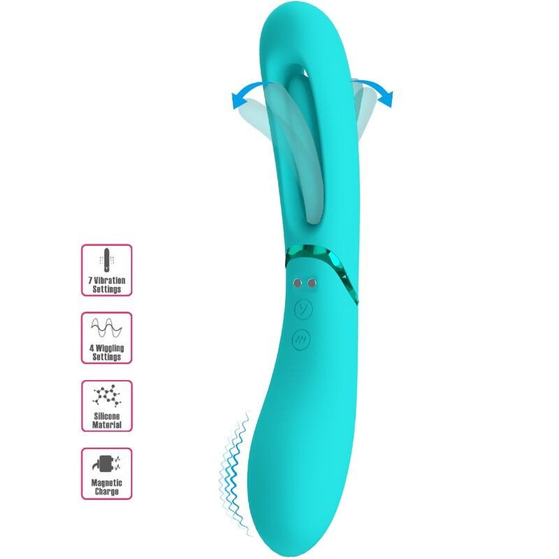 ROMANCE - VIBRADOR DE PUNTO G LEXIE 7 VIBRACIONES AZUL