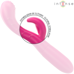 INTENSE - AMARA VIBRADOR CON LENGUA ESTIMULADORA 10 VIBRACIONES ROSA