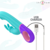 INTENSO - VIBRADOR MONICA RABBIT CON ESTIMULADOR G ROTATIVO AZUL