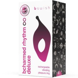 B SWISH - ANILLO PARA PENE CHARMED RHYTHM INFINITE DELUXE 15 VIBRACIONES NEGRO