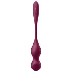 SATISFACTOR - BOLAS VIBRATORIAS VARIADAS PARA PÁJAROS DEL AMOR APLICACIÓN GRATUITA ROJO VINO