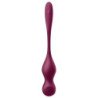 SATISFACTOR - BOLAS VIBRATORIAS VARIADAS PARA PÁJAROS DEL AMOR APLICACIÓN GRATUITA ROJO VINO