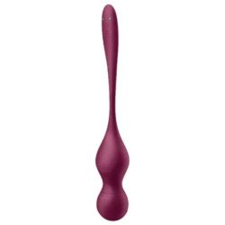SATISFACTOR - BOLAS VIBRATORIAS VARIADAS PARA PÁJAROS DEL AMOR APLICACIÓN GRATUITA ROJO VINO