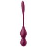 SATISFACTOR - BOLAS VIBRATORIAS VARIADAS PARA PÁJAROS DEL AMOR APLICACIÓN GRATUITA ROJO VINO