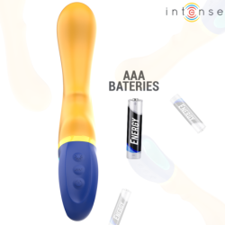 INTENSO - VIBRADOR DE PUNTO G DE PELO AMARILLO