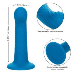 CALEXOTICS - TAPÓN ANAL WAVE RIDER RIPPLE AZUL