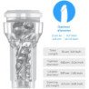 KIIROO - ACARICIADOR DE BOLSILLO TRANSPARENTE DE CRYSTAL DE KIIROO