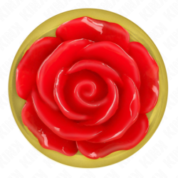 KINK - TAPÓN ANAL ROJO ROSA DORADO TALLA M