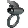 PRETTY LOVE - ANILLO VIBRADOR DEBONAIRE CONEJO 10 VIBRACIONES NEGRO