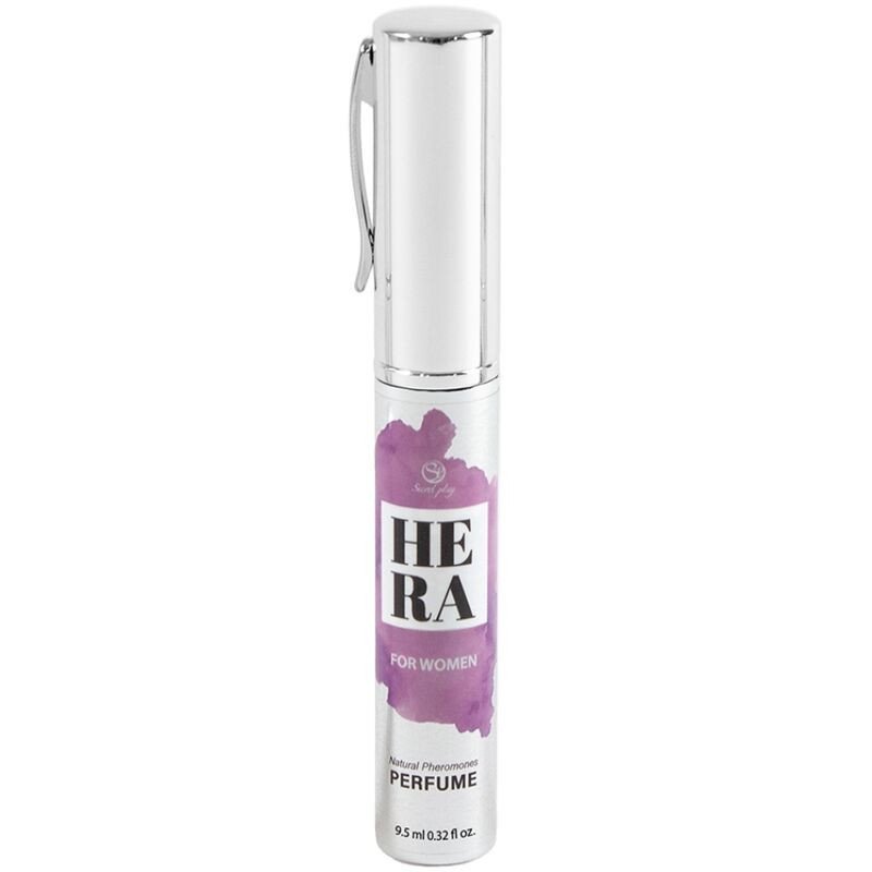 SECRETPLAY - PERFUME NATURAL HERA CON FEROMONAS, TAMAÑO VIAJE PARA MUJER, 10 ML