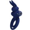 PRETTY LOVE - ANILLO VIBRATORIO DOBLE DARY AZUL CONEJO