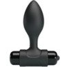 PRETTY LOVE - VIBRA BUTT 10 VIBRACIONES TAPÓN ANAL NEGRO