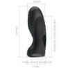 PRETTY LOVE - VIBRADOR DE DEDO DE SILICONA ALAN NEGRO