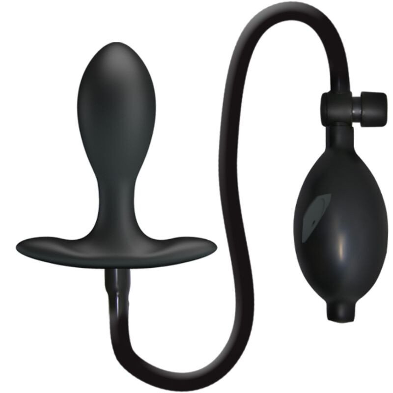 PRETTY LOVE - TAPÓN ANAL INFLABLE NEGRO