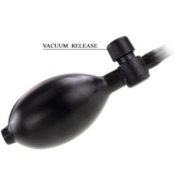 PRETTY LOVE - TAPÓN ANAL INFLABLE NEGRO