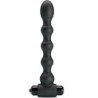 PRETTY LOVE - LYNN TAPÓN ANAL DE SILICONA CON 10 VIBRACIONES NEGRO