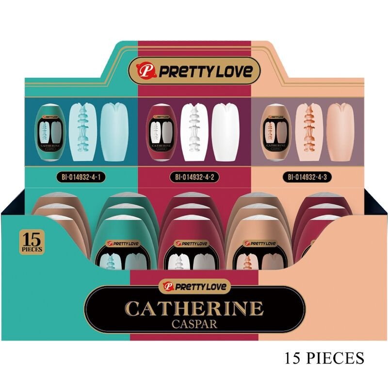 AMOR PRECIOSO - PACK CASPAR 15 MASTURBADORES MASCULINOS VARIOS