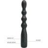 PRETTY LOVE - VIBRADOR ANAL FEDERER 12 VIBRACIONES NEGRO