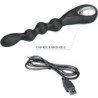 PRETTY LOVE - VIBRADOR ANAL FEDERER 12 VIBRACIONES NEGRO