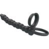PRETTY LOVE - ANILLO PARA PENE DE DOBLE PENETRACIÓN DILLION NEGRO