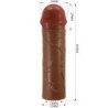 PRETTY LOVE - FUNDA PARA PENE NILE CON EXTENSIÓN DE 2,5 CM MULATTO