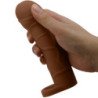 PRETTY LOVE - FUNDA PARA PENE CON JUANETES Y EXTENSIÓN DE 2,5 CM MULATTO