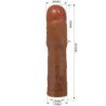 PRETTY LOVE - FUNDA PARA PENE KYLIAN CON EXTENSIÓN DE 7,6 CM MULATTO