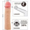PRETTY LOVE - FUNDA PARA PENE CHELSEA CON EXTENSIÓN DE CARNE DE 7,6 CM
