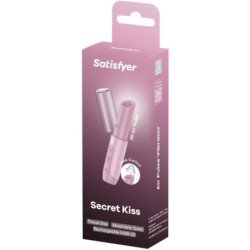 SATISFACTOR - ESTIMULADOR DE CLÍTORIS SECRET KISS WAVE ROSA