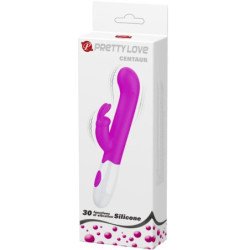 PRETTY LOVE - VIBRADOR CENTAURO CONEJO 30 MODOS DE VIBRACIÓN MORADO