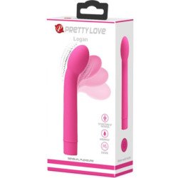 PRETTY LOVE - VIBRADOR DE PUNTO G LOGAN 10 VIBRACIONES ROSA
