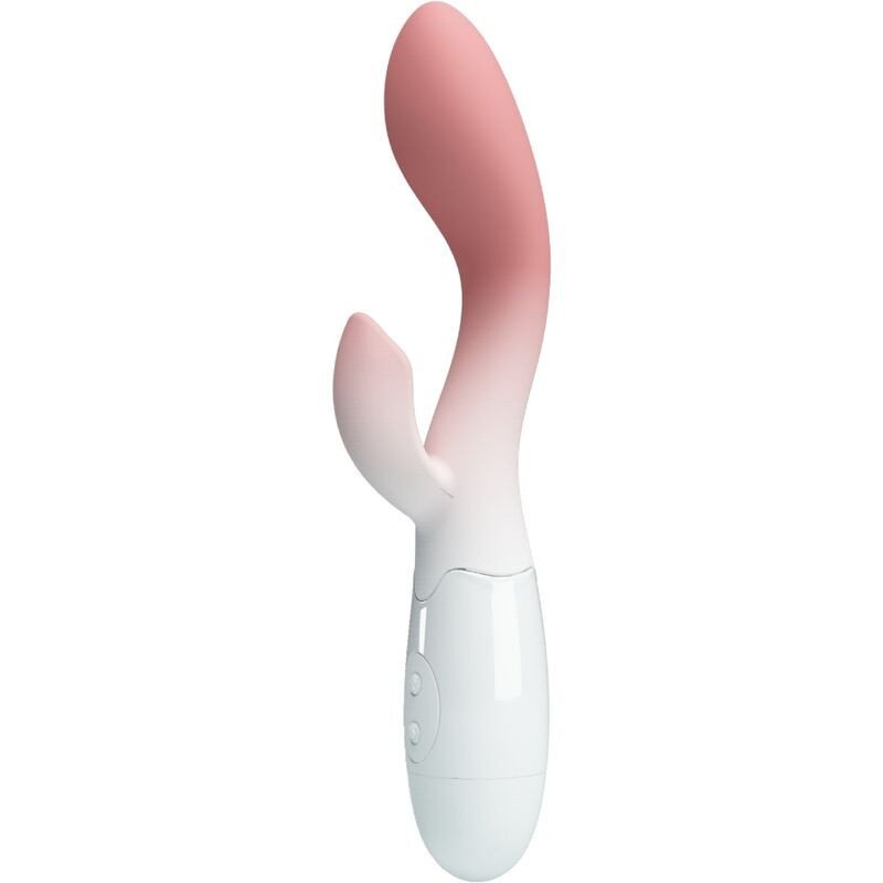 PRETTY LOVE - VIBRADOR DE PUNTO G BRIGHTY + ESTIMULADOR DE CLÍTORIS 30 VIBRACIONES ROSA