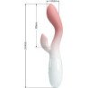 PRETTY LOVE - VIBRADOR DE PUNTO G BRIGHTY + ESTIMULADOR DE CLÍTORIS 30 VIBRACIONES ROSA