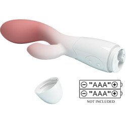 PRETTY LOVE - VIBRADOR DE PUNTO G BRIGHTY + ESTIMULADOR DE CLÍTORIS 30 VIBRACIONES ROSA