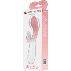 PRETTY LOVE - VIBRADOR DE PUNTO G BRIGHTY + ESTIMULADOR DE CLÍTORIS 30 VIBRACIONES ROSA