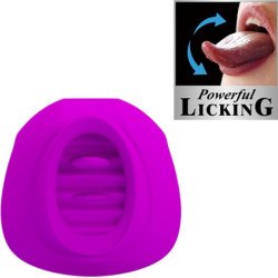 PRETTY LOVE - ESTIMULADOR DE CLÍTORIS CON LENGUA ESTELLE 12 VIBRACIONES MORADO