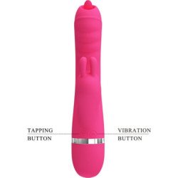 PRETTY LOVE - VIBRADOR MULTIFUNCIÓN CONEJO PHOENIX ROSA
