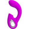 PRETTY LOVE - SIBEL SIBEL VIBRADOR DE PUNTO G + ESTIMULADOR DE CLÍTORIS 10 VIBRACIONES MORADO