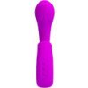 PRETTY LOVE - SIBEL SIBEL VIBRADOR DE PUNTO G + ESTIMULADOR DE CLÍTORIS 10 VIBRACIONES MORADO
