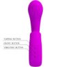PRETTY LOVE - SIBEL SIBEL VIBRADOR DE PUNTO G + ESTIMULADOR DE CLÍTORIS 10 VIBRACIONES MORADO