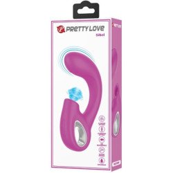 PRETTY LOVE - SIBEL SIBEL VIBRADOR DE PUNTO G + ESTIMULADOR DE CLÍTORIS 10 VIBRACIONES MORADO